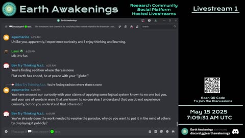 Earth Awakenings - Livestream 1 - #3169 - Live on Rumble/Youtube/X-Twitter/Twitch