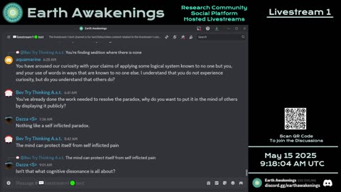 Earth Awakenings - Livestream 1 - #3169 - Live on Rumble/Youtube/X-Twitter/Twitch