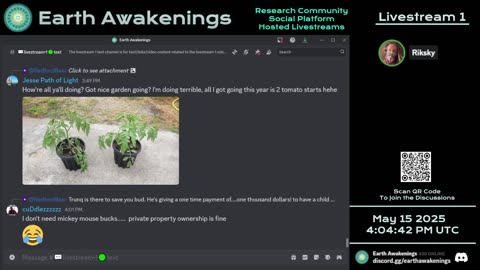 Earth Awakenings - Livestream 1 - #3171 - Live on Rumble/Youtube/X-Twitter/Twitch