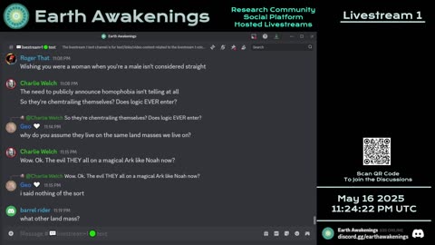 Earth Awakenings - Livestream 1 - #3175 - Live on Rumble/Youtube/X-Twitter/Twitch