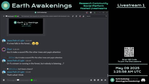 Earth Awakenings - Livestream 1 - #3155 - Live on Rumble/Youtube/X-Twitter/Twitch