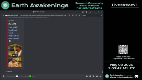 Earth Awakenings - Livestream 1 - #3155 - Live on Rumble/Youtube/X-Twitter/Twitch