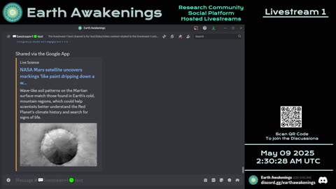 Earth Awakenings - Livestream 1 - #3155 - Live on Rumble/Youtube/X-Twitter/Twitch
