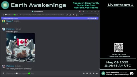 Earth Awakenings - Livestream 1 - #3159 - Live on Rumble/Youtube/X-Twitter/Twitch