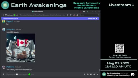 Earth Awakenings - Livestream 1 - #3159 - Live on Rumble/Youtube/X-Twitter/Twitch