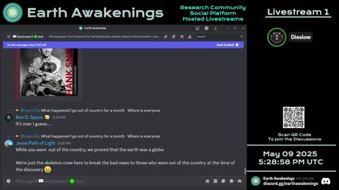 Earth Awakenings - Livestream 1 - #3159 - Live on Rumble/Youtube/X-Twitter/Twitch