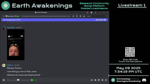 Earth Awakenings - Livestream 1 - #3159 - Live on Rumble/Youtube/X-Twitter/Twitch