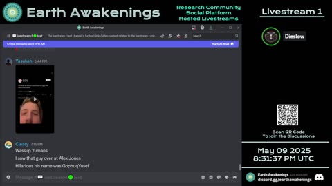 Earth Awakenings - Livestream 1 - #3159 - Live on Rumble/Youtube/X-Twitter/Twitch