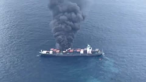 The Indian Coast Guard reached out to the Singapore-flagged container vessel Wan Hai 503