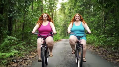 Bike ride women BBW,Fat,Slim try now