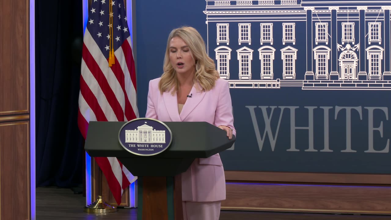 Press Secretary Karoline Leavitt Briefs Members of the New Media, Apr. 28, 2025