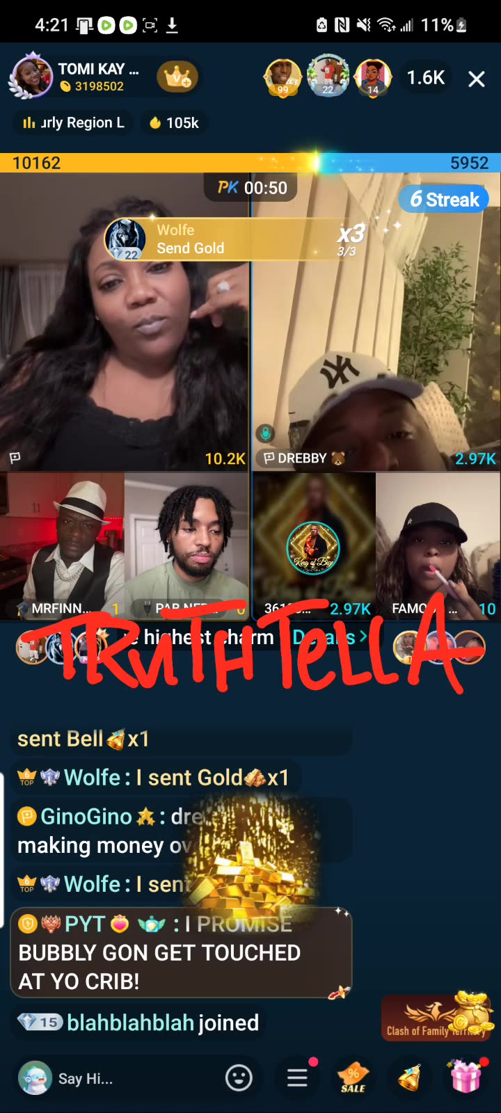 QUEEN TOMIKAY 3RD SHIFT TEAM PK PT. 2