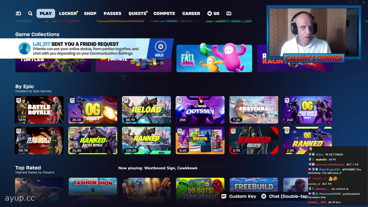ayupcc - Callum's Corner - 24/04/25 - Fortnite Squads With Coms