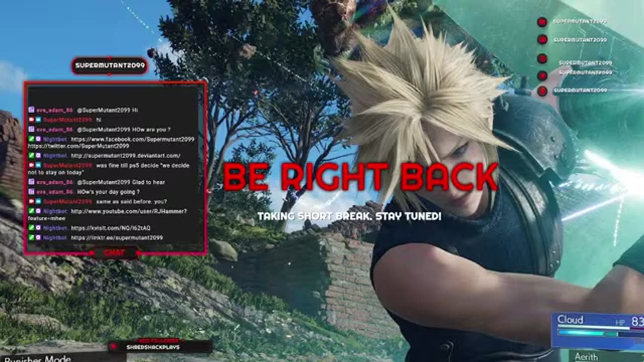 FINAL FANTASY VII REBIRTH Day 6. No Mic. Not Feeling Up For It.