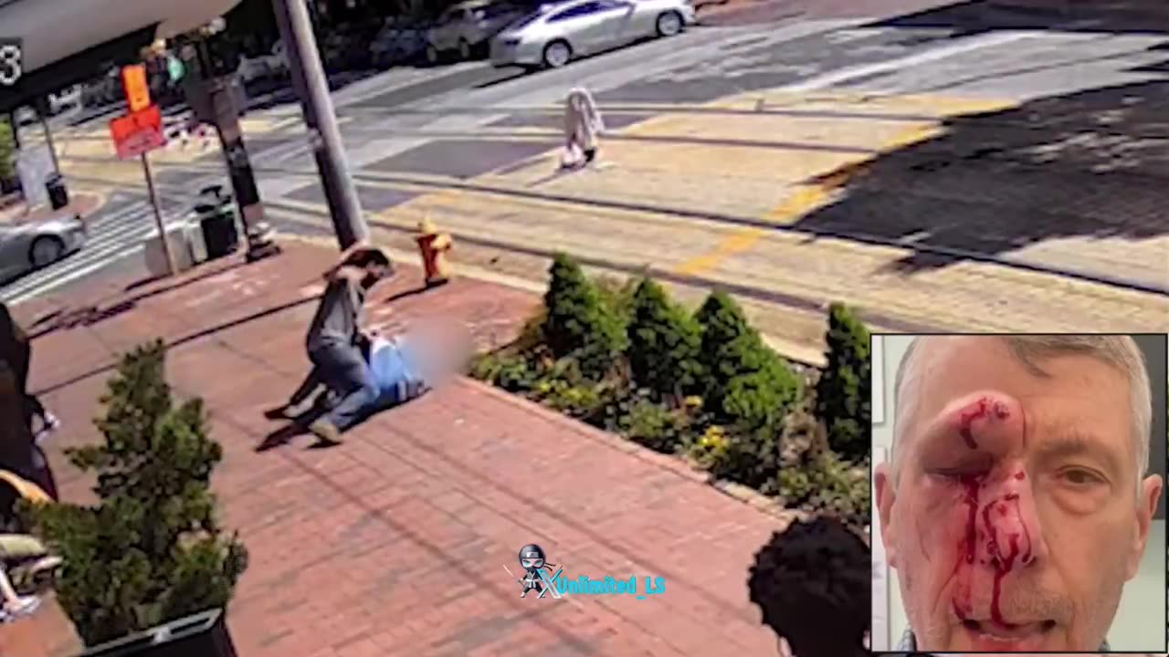 Man attacking pro-lifers in Baltimore in 2023