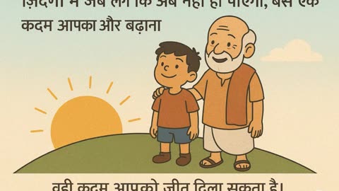 एक कदम और – छोटी सी कहानी, बड़ी प्रेरणा