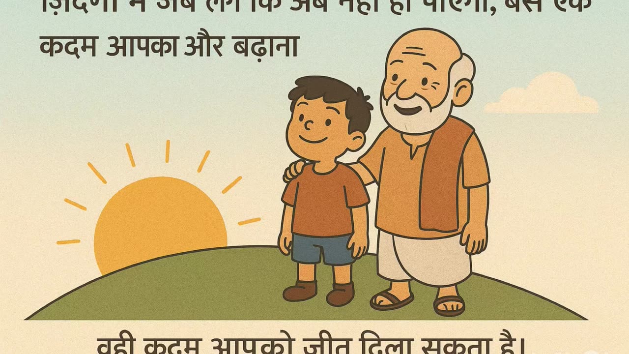 एक कदम और – छोटी सी कहानी, बड़ी प्रेरणा