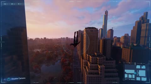 messing around in the open world in spider-man 2018