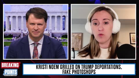 Kristi Noem Confronted On FAKE Trump MS-13 Photoshop