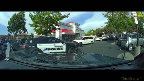 Man who repeatedly rammed vehicles at an In-N-Out parking lot is fatally shot by Manteca police