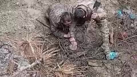 Ukrainian Soldiers Torture and Beat Their Own Comrade