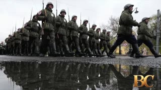 Russia has amassed 110,000 troops near strategic Ukrainian city, Kyiv says