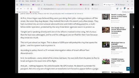 Las Vegas Police Expose Israeli Adrenochrome Ring in U.S. Protected by Gov’t Agencies