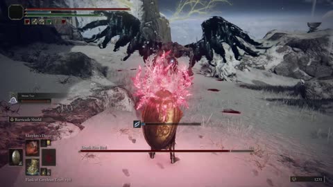 Elden Ring NG+1 | Death Rite Bird in Mountaintops of the Giants boss with Mimic Tear #eldenring