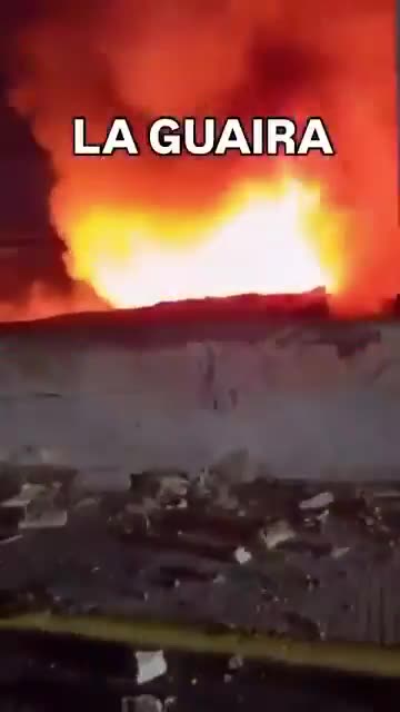Footage Showing Damage Caused by Airstrikes in Venezuela