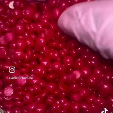 Cherry Desire Wax Unboxing in Rhode Island | Sexy Smooth Scented Hard Wax by @glogetteresthetics_ 🍒✨