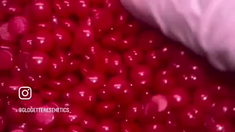 Cherry Desire Wax Unboxing in Rhode Island | Sexy Smooth Scented Hard Wax by @glogetteresthetics_ 🍒✨