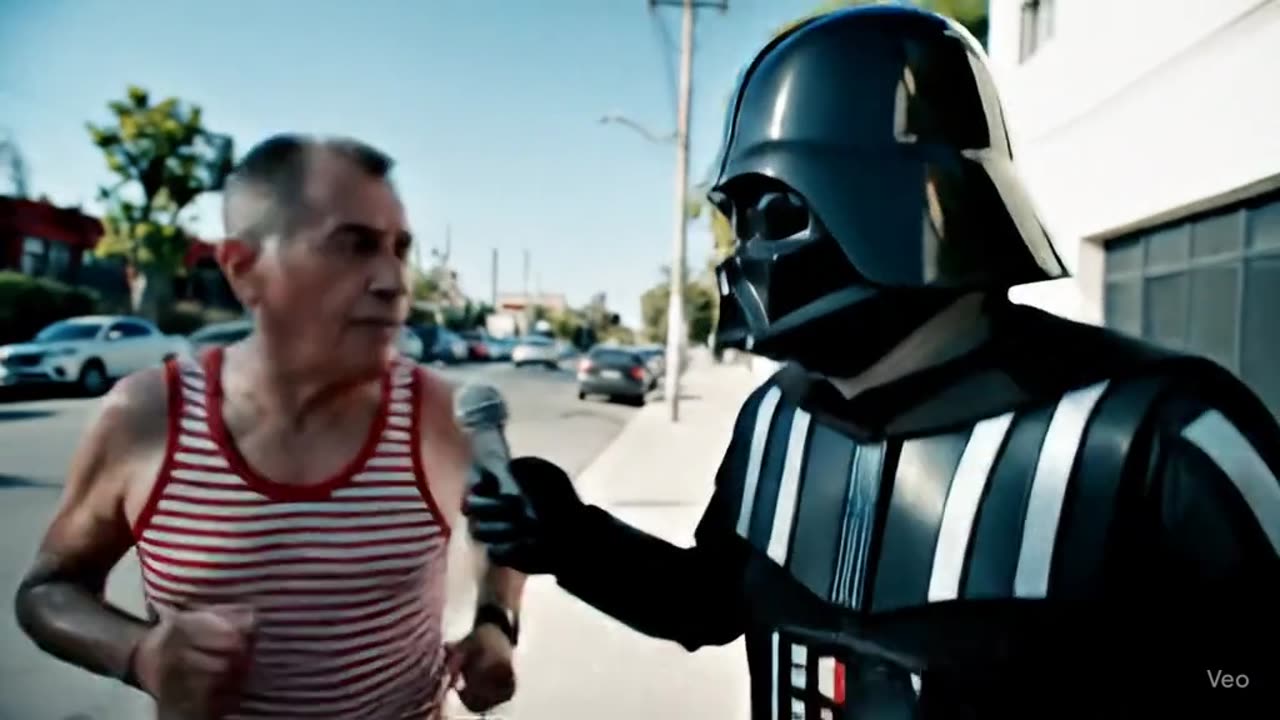 Ejercicio matutino con Darth Vader