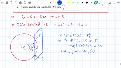 MB7 - Bài toán về khoảng cách trong không gian - Câu 1-25