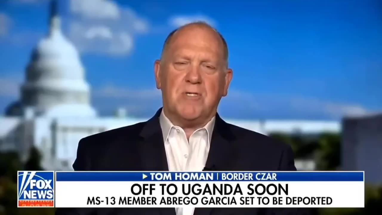 Trump’s DHS chief Tom Homan just said Abrego Garcia is absolutely gonna be deported