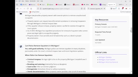 Michigan Squatting Laws: Police Authority and Removal Process