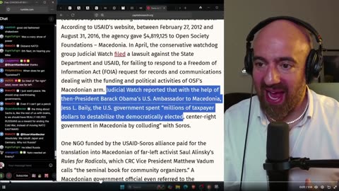 Mike Benz exposes USAID has been sending money to George Soros NGOS