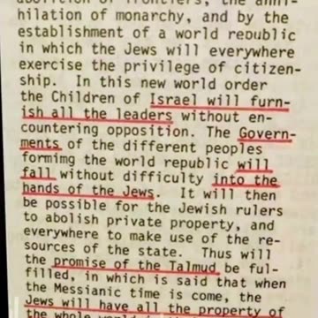 Global Zionist Agenda