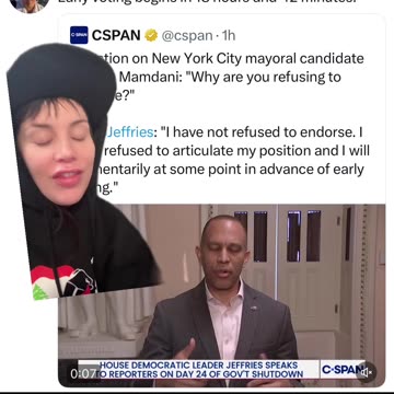 Hakeem Jeffries FINALLY Endorses Zohran Mamdani