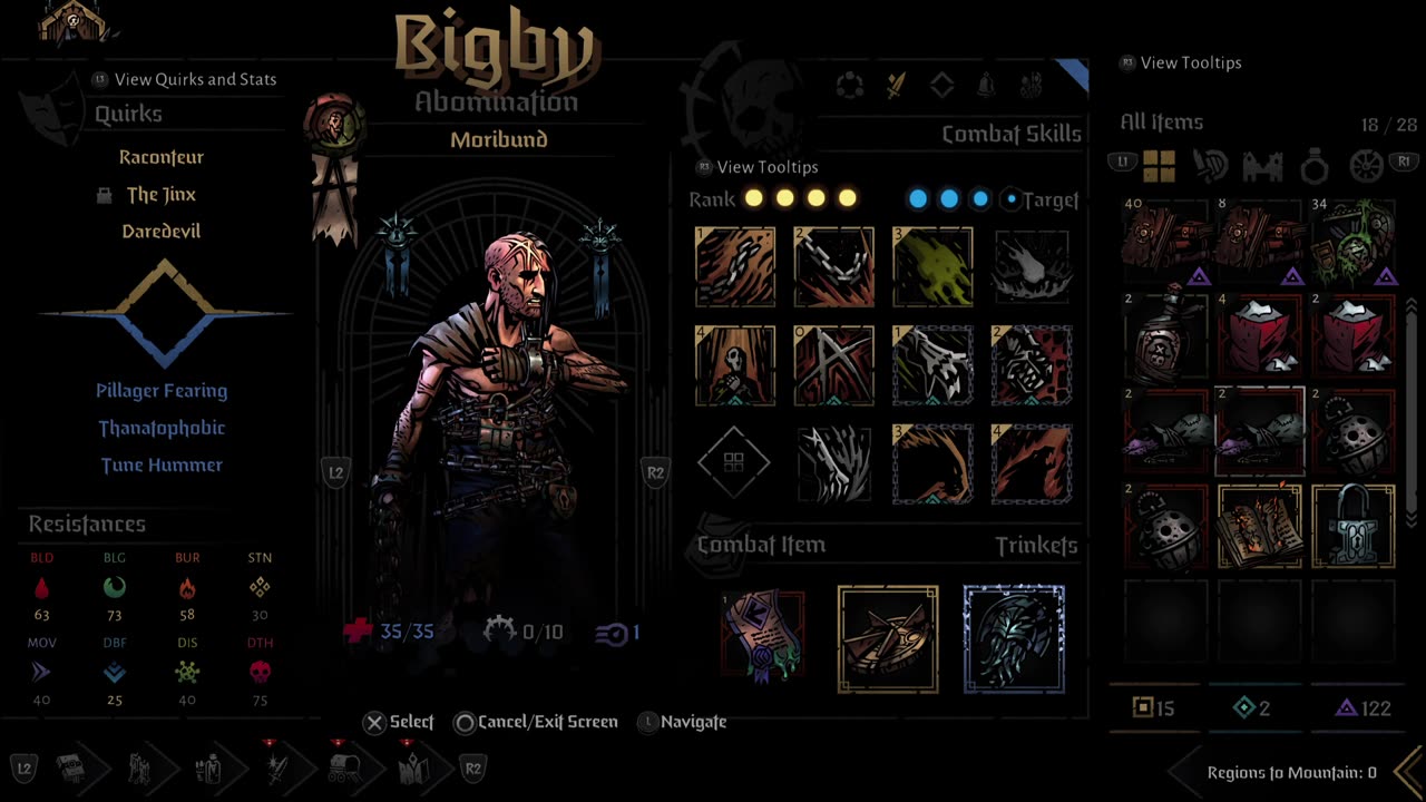 (Darkest Dungeon 2) Grandslam 3, Act 3, 6/6, The Mountain