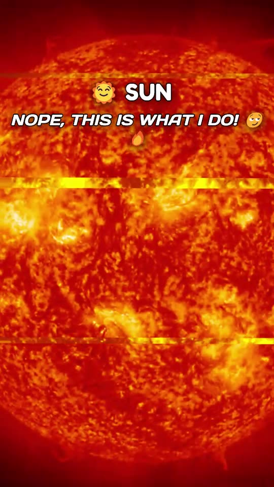 WHEN THE SUN ROASTS EARTH TOO HARD 🔥🌍 #spacesuccess #space #earth