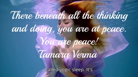 Yog nidra relaxation