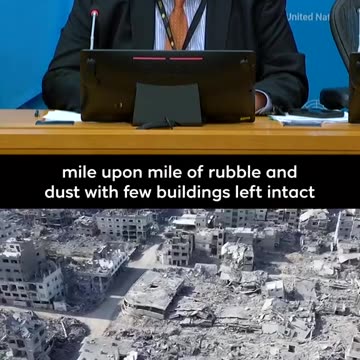 Andrew Saberton – of UN Populations Fund – “Gaza Has Been Flattened” “11% Dead or Injured”