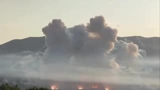 Secondary explosions in Tabriz