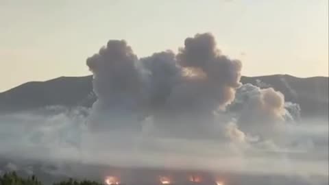Secondary explosions in Tabriz