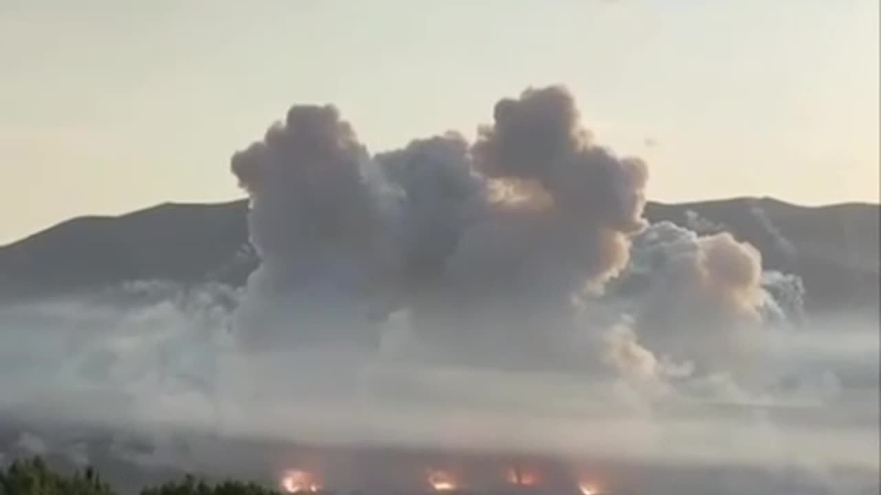 Secondary explosions in Tabriz