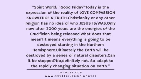 Lahotar Quote - 18 April 2025