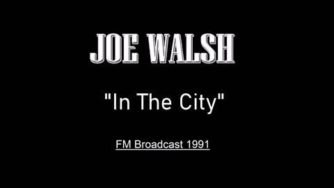 Joe Walsh - In The City (Los Angeles 1991) FM Broadcast