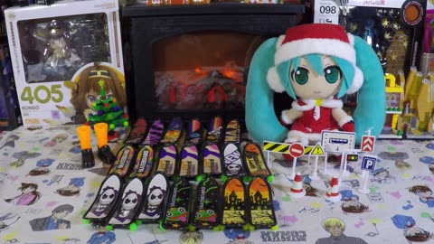 24-Day Advent Calendar Mini Finger Skateboard with 24 Daily Activities