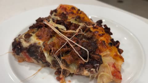 A Very American Meat Pizza