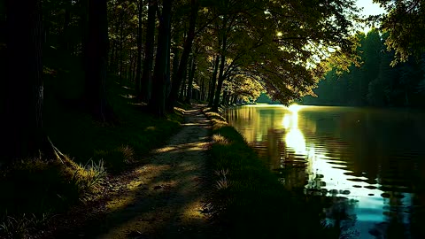 Relaxing Forest Symphony | Birds Chirping - Gentle Babbling of the Brook - Soft Rustle of Leaves